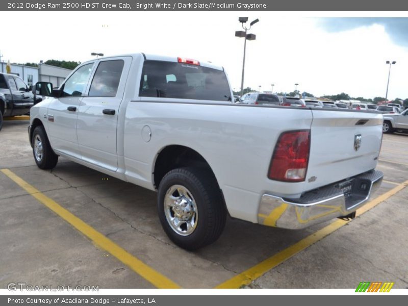 Bright White / Dark Slate/Medium Graystone 2012 Dodge Ram 2500 HD ST Crew Cab
