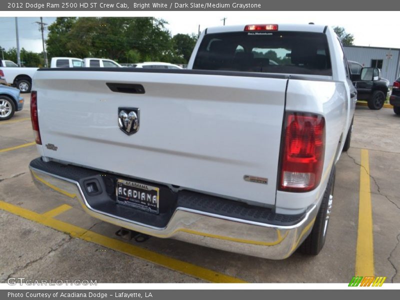 Bright White / Dark Slate/Medium Graystone 2012 Dodge Ram 2500 HD ST Crew Cab