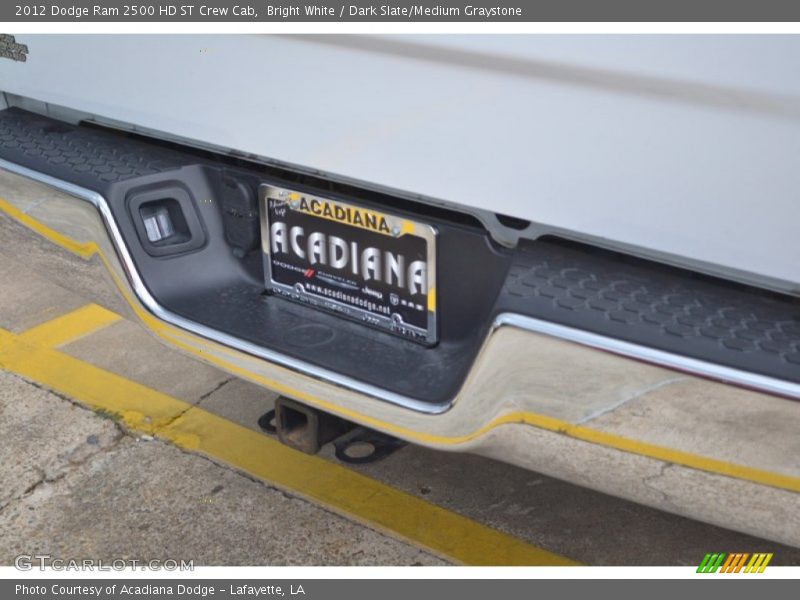 Bright White / Dark Slate/Medium Graystone 2012 Dodge Ram 2500 HD ST Crew Cab