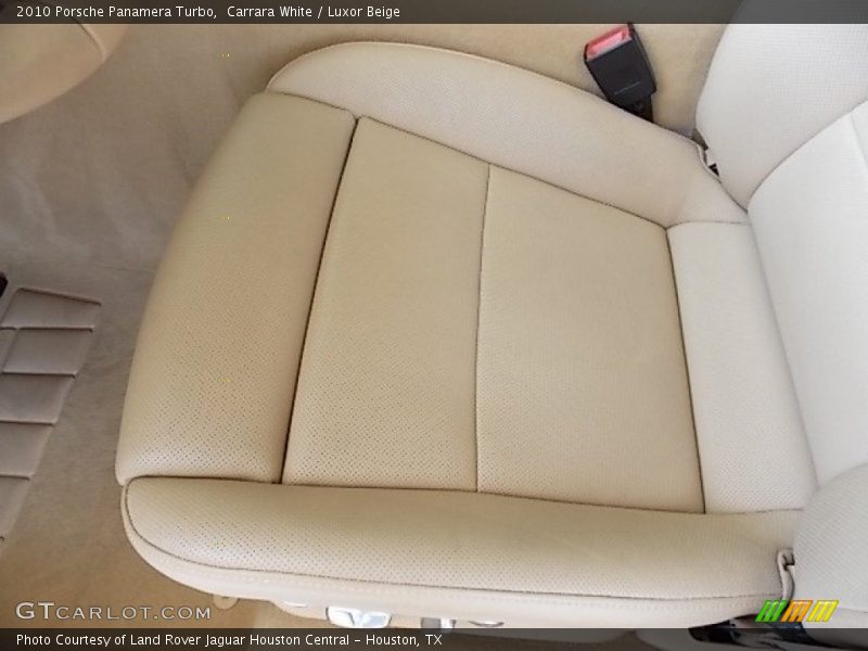 Carrara White / Luxor Beige 2010 Porsche Panamera Turbo