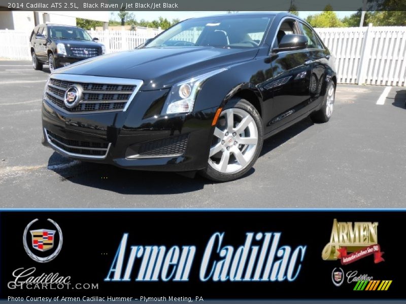 Black Raven / Jet Black/Jet Black 2014 Cadillac ATS 2.5L