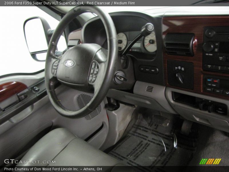 Red Clearcoat / Medium Flint 2006 Ford F350 Super Duty XLT SuperCab 4x4