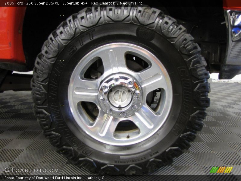 Red Clearcoat / Medium Flint 2006 Ford F350 Super Duty XLT SuperCab 4x4
