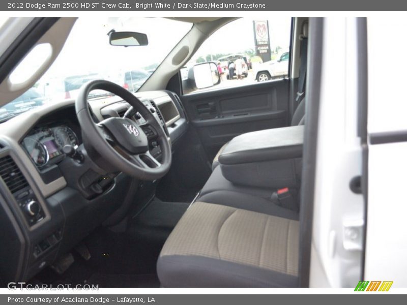 Bright White / Dark Slate/Medium Graystone 2012 Dodge Ram 2500 HD ST Crew Cab