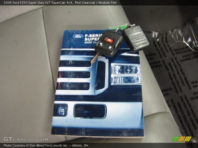 Red Clearcoat / Medium Flint 2006 Ford F350 Super Duty XLT SuperCab 4x4
