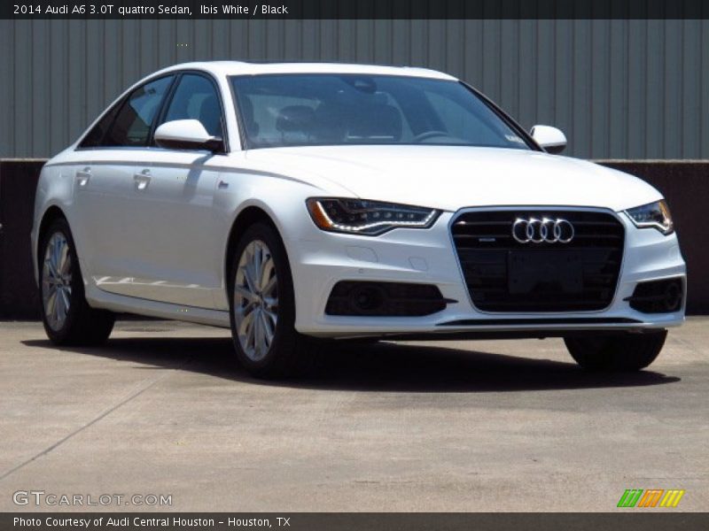 Ibis White / Black 2014 Audi A6 3.0T quattro Sedan