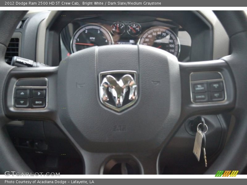 Bright White / Dark Slate/Medium Graystone 2012 Dodge Ram 2500 HD ST Crew Cab