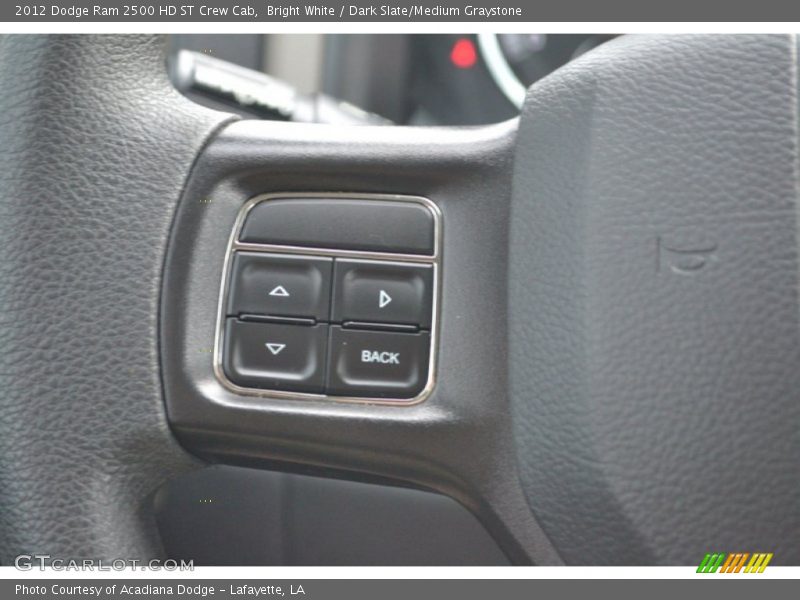 Bright White / Dark Slate/Medium Graystone 2012 Dodge Ram 2500 HD ST Crew Cab