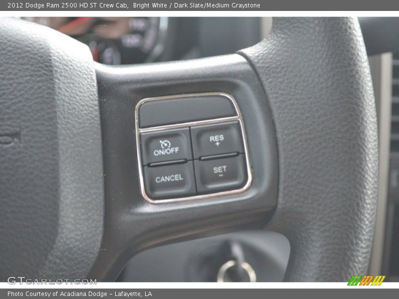 Bright White / Dark Slate/Medium Graystone 2012 Dodge Ram 2500 HD ST Crew Cab