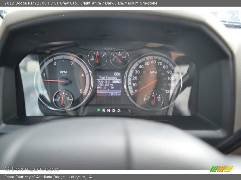 Bright White / Dark Slate/Medium Graystone 2012 Dodge Ram 2500 HD ST Crew Cab
