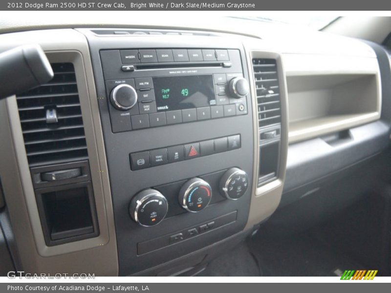 Bright White / Dark Slate/Medium Graystone 2012 Dodge Ram 2500 HD ST Crew Cab