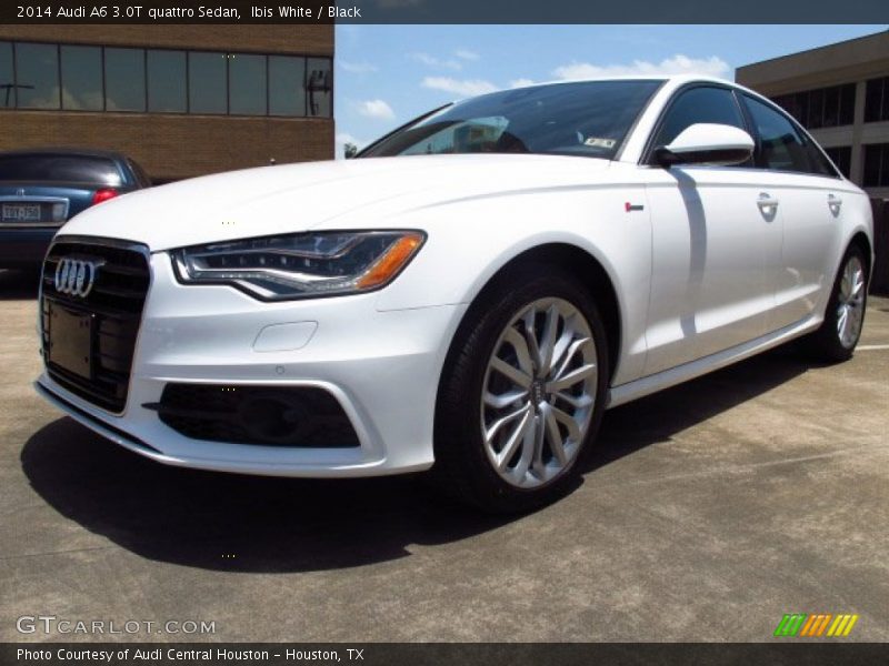 Ibis White / Black 2014 Audi A6 3.0T quattro Sedan