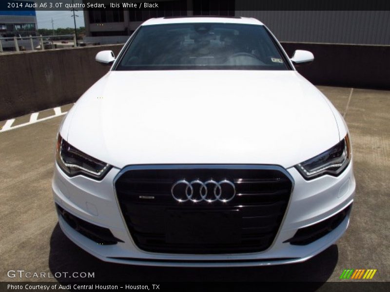 Ibis White / Black 2014 Audi A6 3.0T quattro Sedan