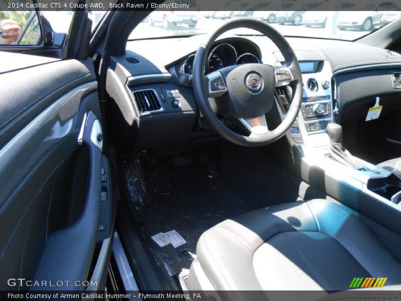 Black Raven / Ebony/Ebony 2014 Cadillac CTS 4 Coupe AWD