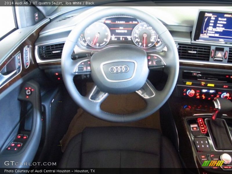 Ibis White / Black 2014 Audi A6 3.0T quattro Sedan