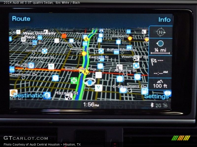 Ibis White / Black 2014 Audi A6 3.0T quattro Sedan