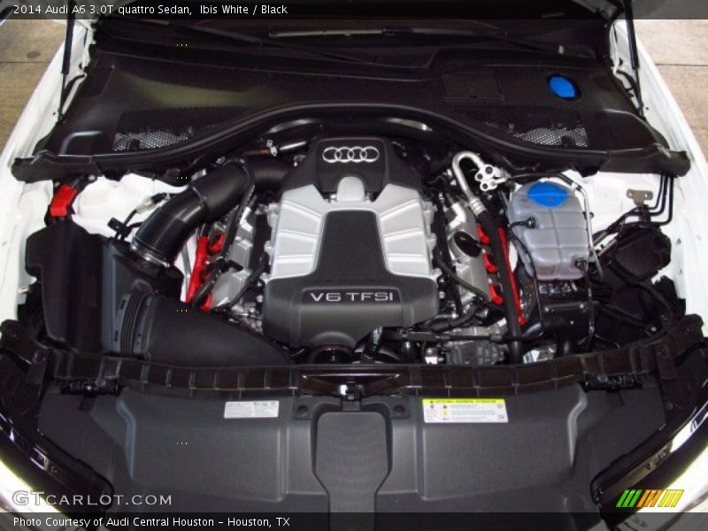 Ibis White / Black 2014 Audi A6 3.0T quattro Sedan