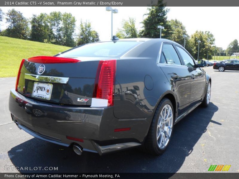 Phantom Gray Metallic / Ebony/Ebony 2014 Cadillac CTS -V Sedan