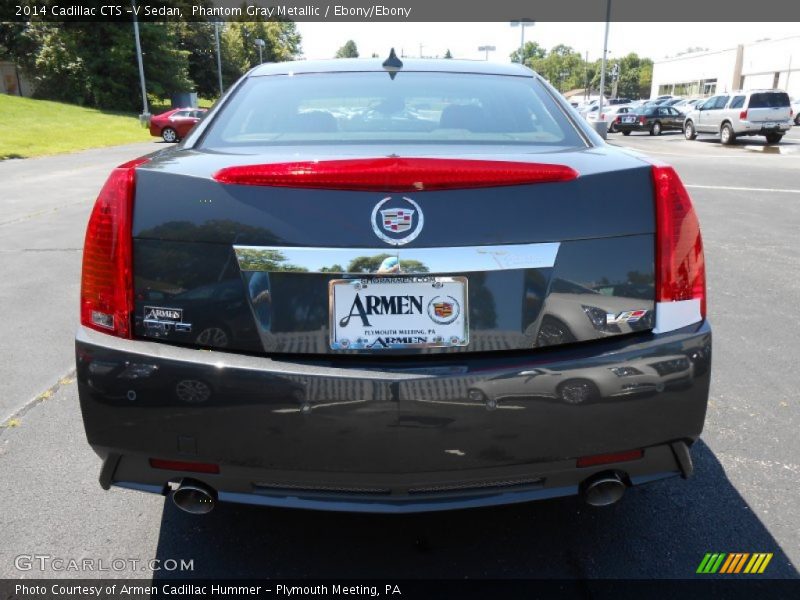 Phantom Gray Metallic / Ebony/Ebony 2014 Cadillac CTS -V Sedan