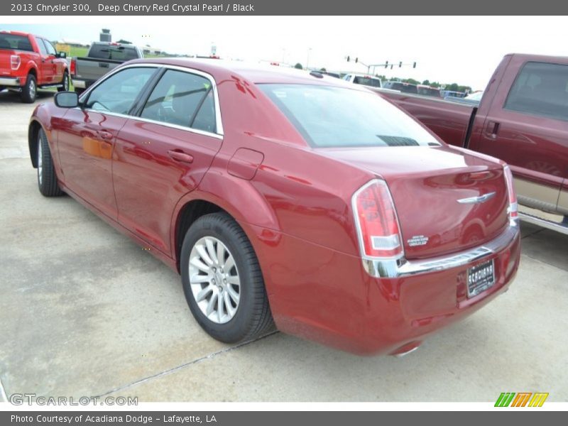 Deep Cherry Red Crystal Pearl / Black 2013 Chrysler 300