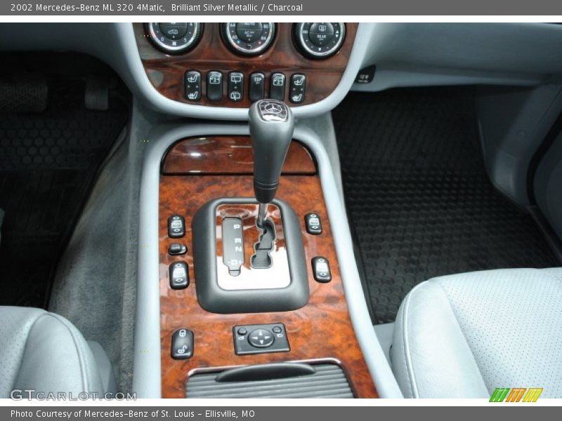 Brilliant Silver Metallic / Charcoal 2002 Mercedes-Benz ML 320 4Matic