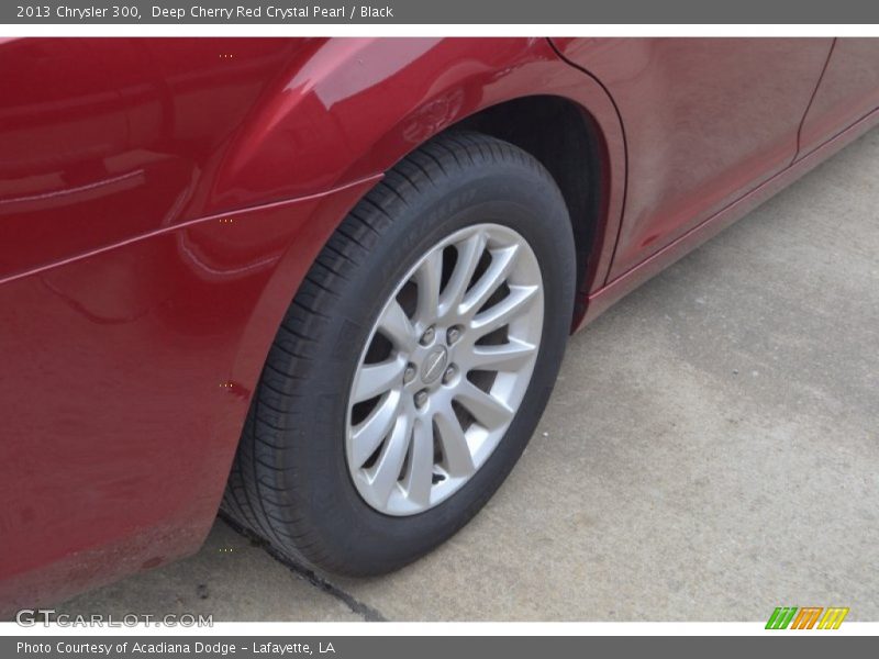 Deep Cherry Red Crystal Pearl / Black 2013 Chrysler 300