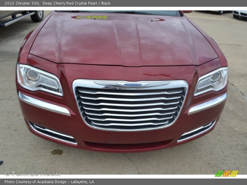 Deep Cherry Red Crystal Pearl / Black 2013 Chrysler 300