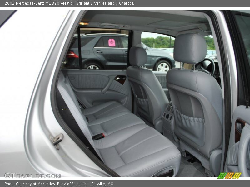 Brilliant Silver Metallic / Charcoal 2002 Mercedes-Benz ML 320 4Matic