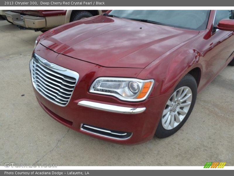 Deep Cherry Red Crystal Pearl / Black 2013 Chrysler 300