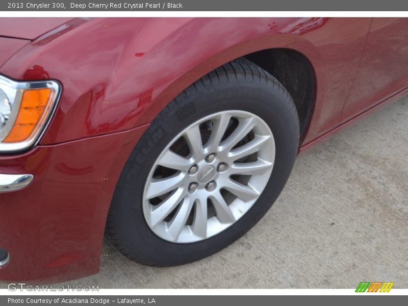 Deep Cherry Red Crystal Pearl / Black 2013 Chrysler 300