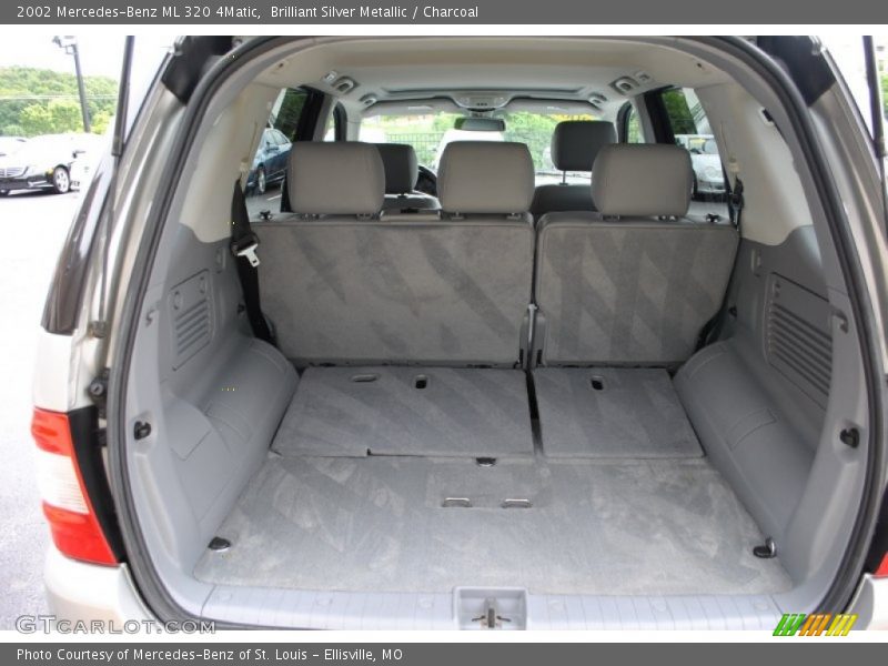 Brilliant Silver Metallic / Charcoal 2002 Mercedes-Benz ML 320 4Matic