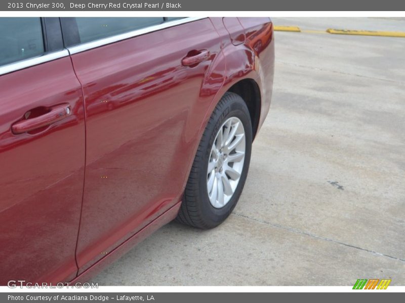 Deep Cherry Red Crystal Pearl / Black 2013 Chrysler 300