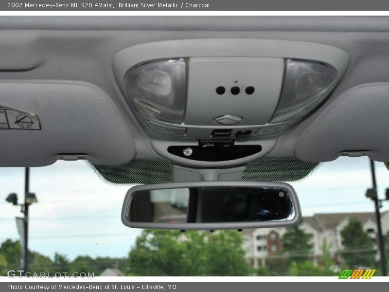 Brilliant Silver Metallic / Charcoal 2002 Mercedes-Benz ML 320 4Matic