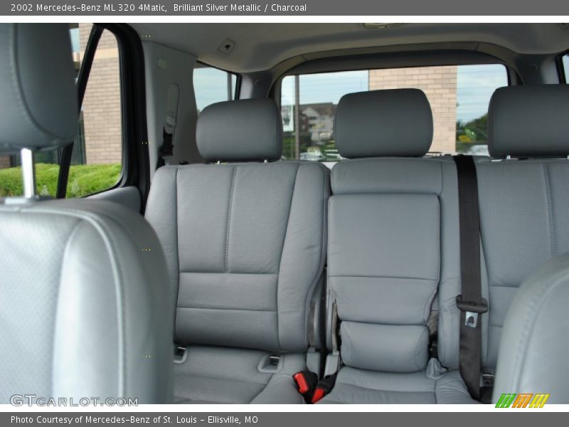 Brilliant Silver Metallic / Charcoal 2002 Mercedes-Benz ML 320 4Matic