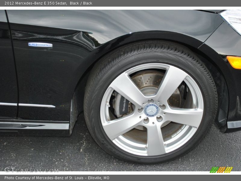 Black / Black 2012 Mercedes-Benz E 350 Sedan
