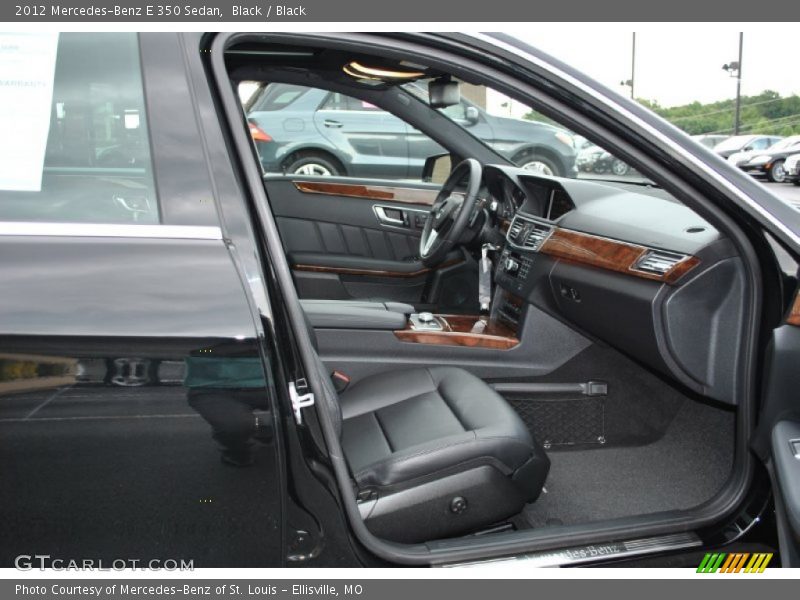 Black / Black 2012 Mercedes-Benz E 350 Sedan