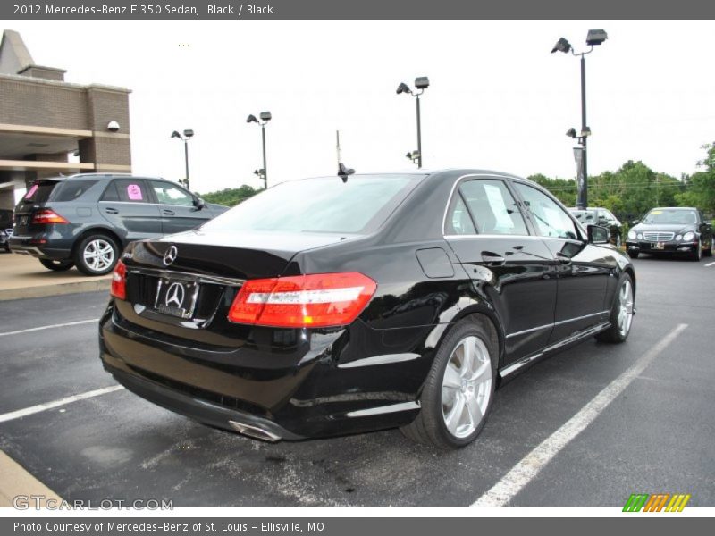Black / Black 2012 Mercedes-Benz E 350 Sedan