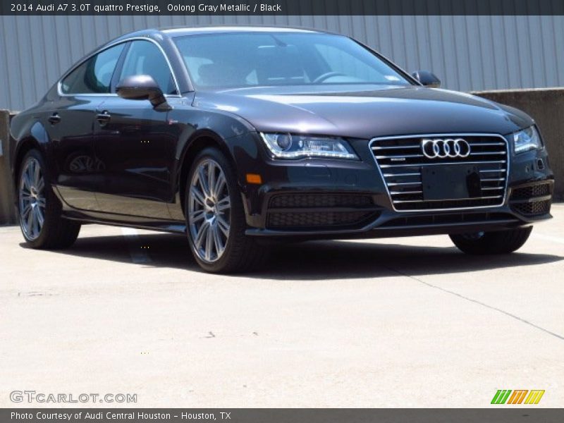 Oolong Gray Metallic / Black 2014 Audi A7 3.0T quattro Prestige