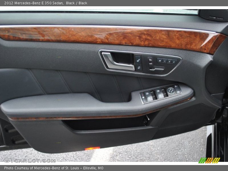 Black / Black 2012 Mercedes-Benz E 350 Sedan
