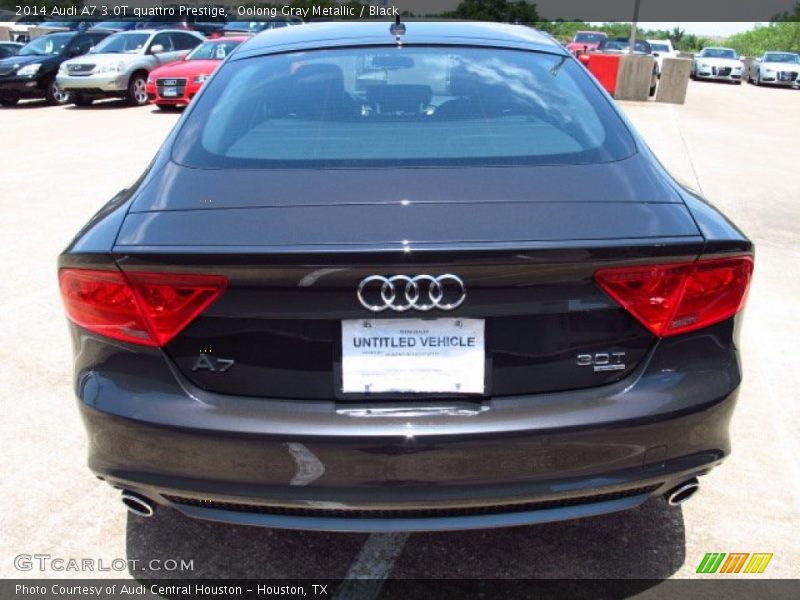 Oolong Gray Metallic / Black 2014 Audi A7 3.0T quattro Prestige