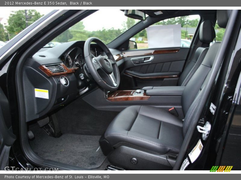 Black / Black 2012 Mercedes-Benz E 350 Sedan