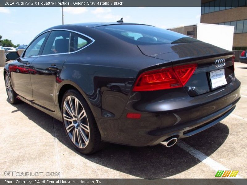 Oolong Gray Metallic / Black 2014 Audi A7 3.0T quattro Prestige