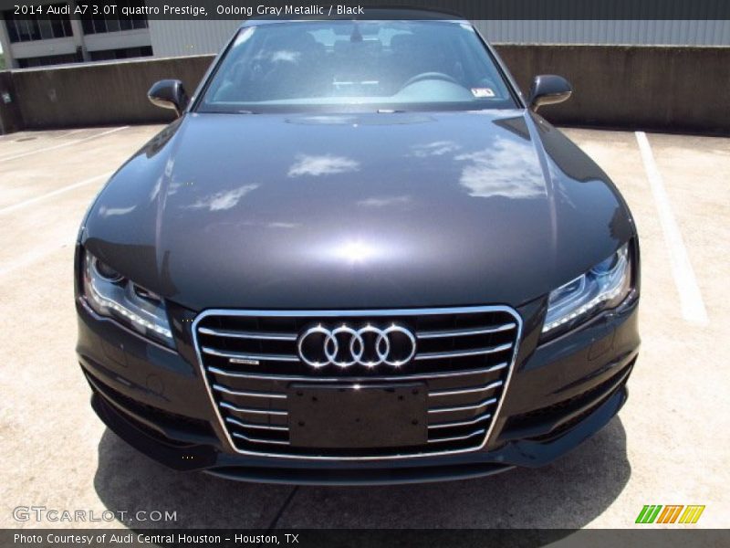 Oolong Gray Metallic / Black 2014 Audi A7 3.0T quattro Prestige