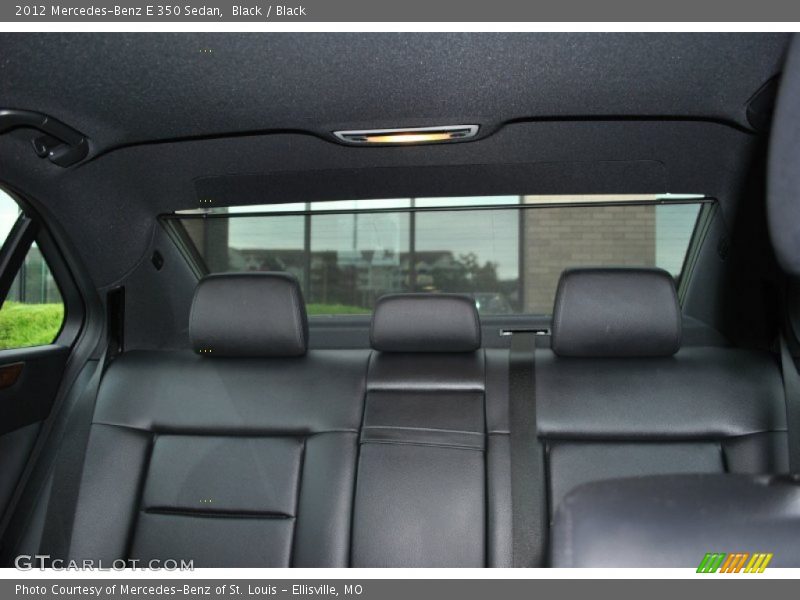 Black / Black 2012 Mercedes-Benz E 350 Sedan