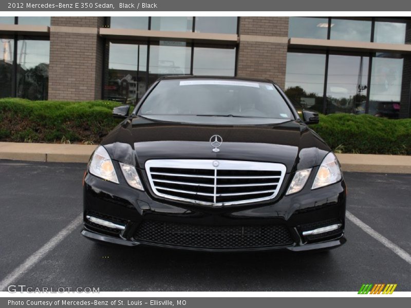 Black / Black 2012 Mercedes-Benz E 350 Sedan