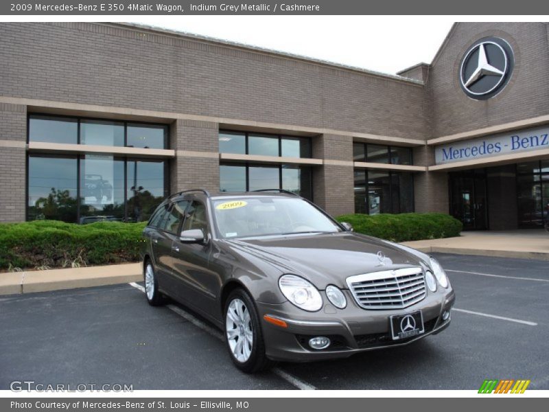 Indium Grey Metallic / Cashmere 2009 Mercedes-Benz E 350 4Matic Wagon