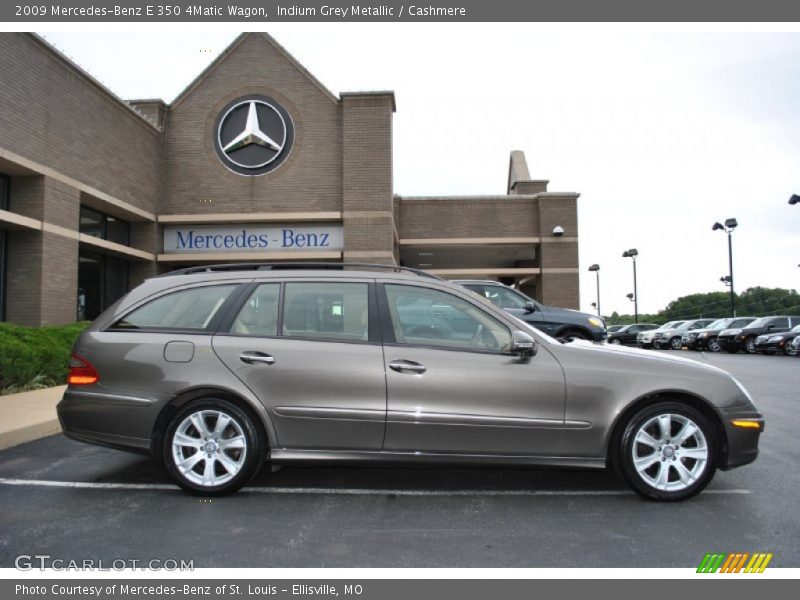 Indium Grey Metallic / Cashmere 2009 Mercedes-Benz E 350 4Matic Wagon