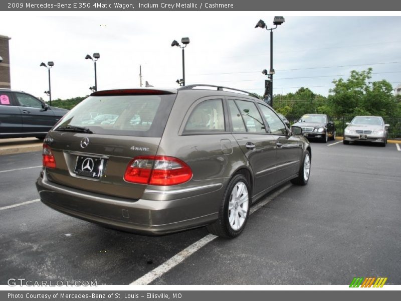 Indium Grey Metallic / Cashmere 2009 Mercedes-Benz E 350 4Matic Wagon