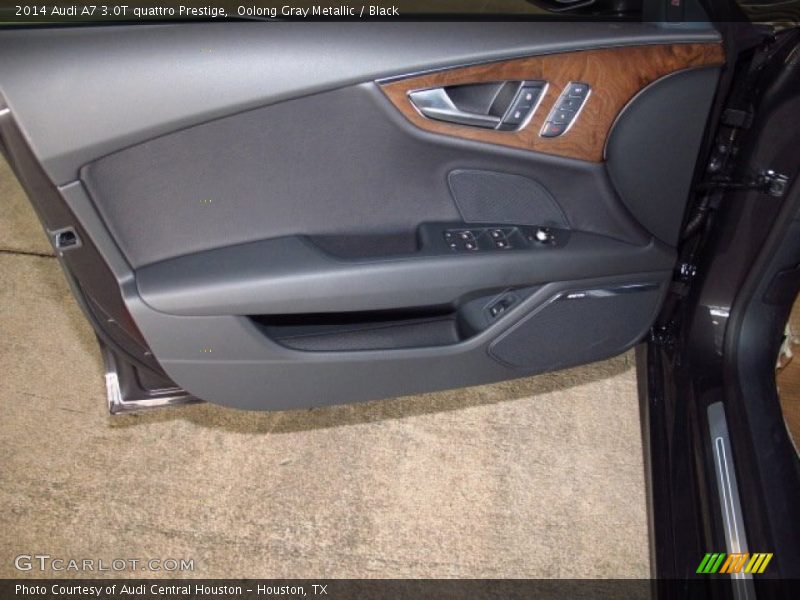Oolong Gray Metallic / Black 2014 Audi A7 3.0T quattro Prestige