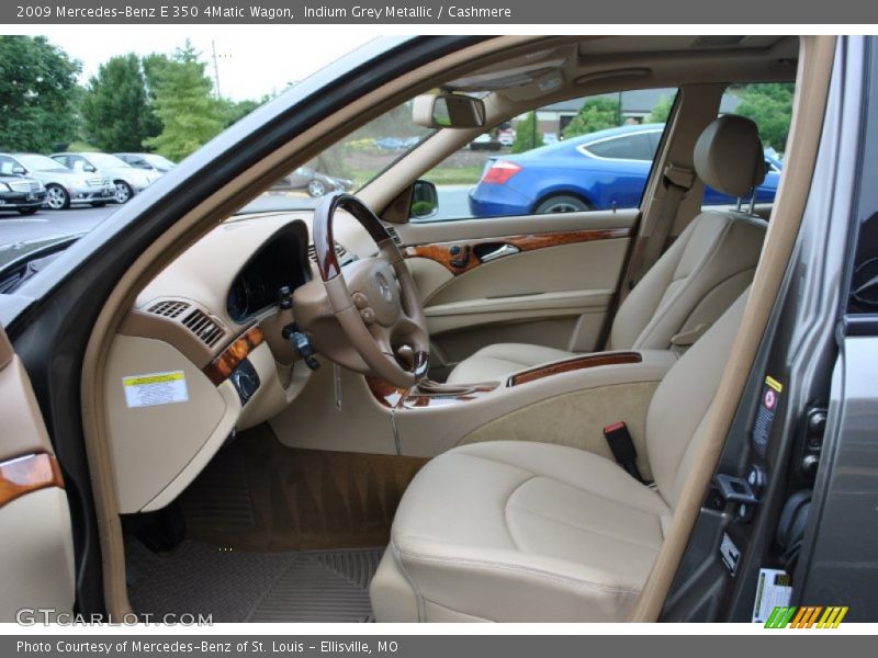 Indium Grey Metallic / Cashmere 2009 Mercedes-Benz E 350 4Matic Wagon